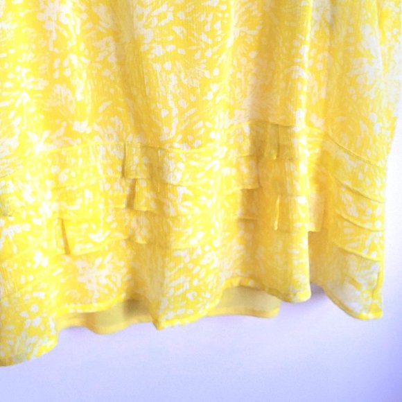 Yellow Sleeveless Top, Size L - Picture 6 of 7